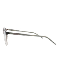 Gucci Gucci Mens Square/Rectangle Ruthenium Grey Transparent Fashion Designer Eyewear