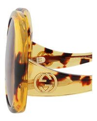 Gucci Womens Round/Oval Havana Havana Brown Fashion Designer Eyewear