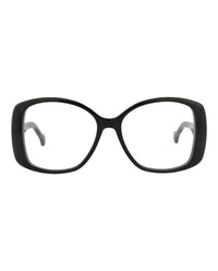 Gucci Womens Round/Oval Black Black Transparent Fashion Designer Eyewear