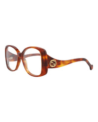 Gucci Womens Round/Oval Havana Havana Transparent Fashion Designer Eyewear
