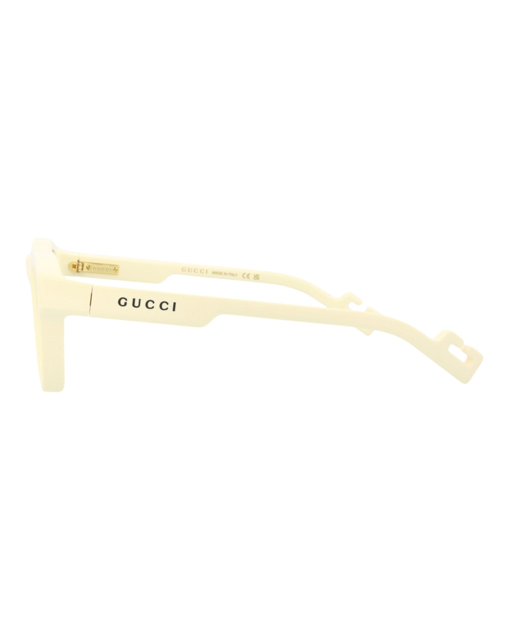 Gucci Mens Round/Oval Ivory Ivory Brown Fashion Designer Eyewear