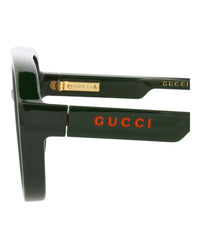 Gucci Mens Aviator Green Green Grey Fashion Designer Eyewear