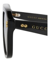 Gucci Gucci Mens Aviator Black Black Brown Fashion Designer Eyewear