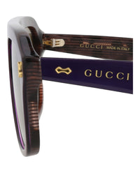 Gucci Gucci Mens Aviator Violet Violet Brown Fashion Designer Eyewear