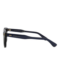 Gucci Gucci Mens Square/Rectangle Blue Blue Blue Fashion Designer Eyewear