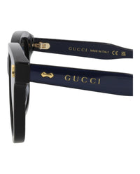 Gucci Gucci Mens Square/Rectangle Blue Blue Blue Fashion Designer Eyewear