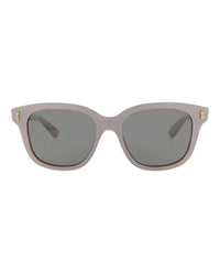 Gucci Mens Square/Rectangle Silver Silver Brown Fashion Designer Eyewear