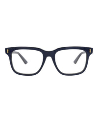 Gucci Mens Square/Rectangle Blue Blue Transparent Fashion Designer Eyewear