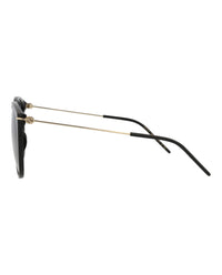 Gucci Womens Cat Eye Black Gold Grey Fashion Designer Eyewear