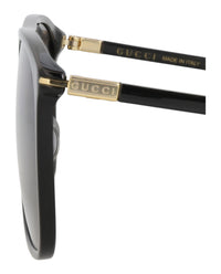 Gucci Gucci Mens Aviator Black Gold Grey Fashion Designer Eyewear