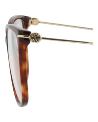 Gucci Gucci Womens Cat Eye Havana Gold Transparent Fashion Designer Eyewear