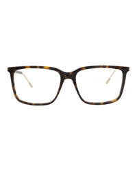 Gucci Gucci Mens Square/Rectangle Havana Gold Transparent Fashion Designer Eyewear