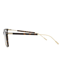Gucci Gucci Mens Square/Rectangle Havana Gold Transparent Fashion Designer Eyewear