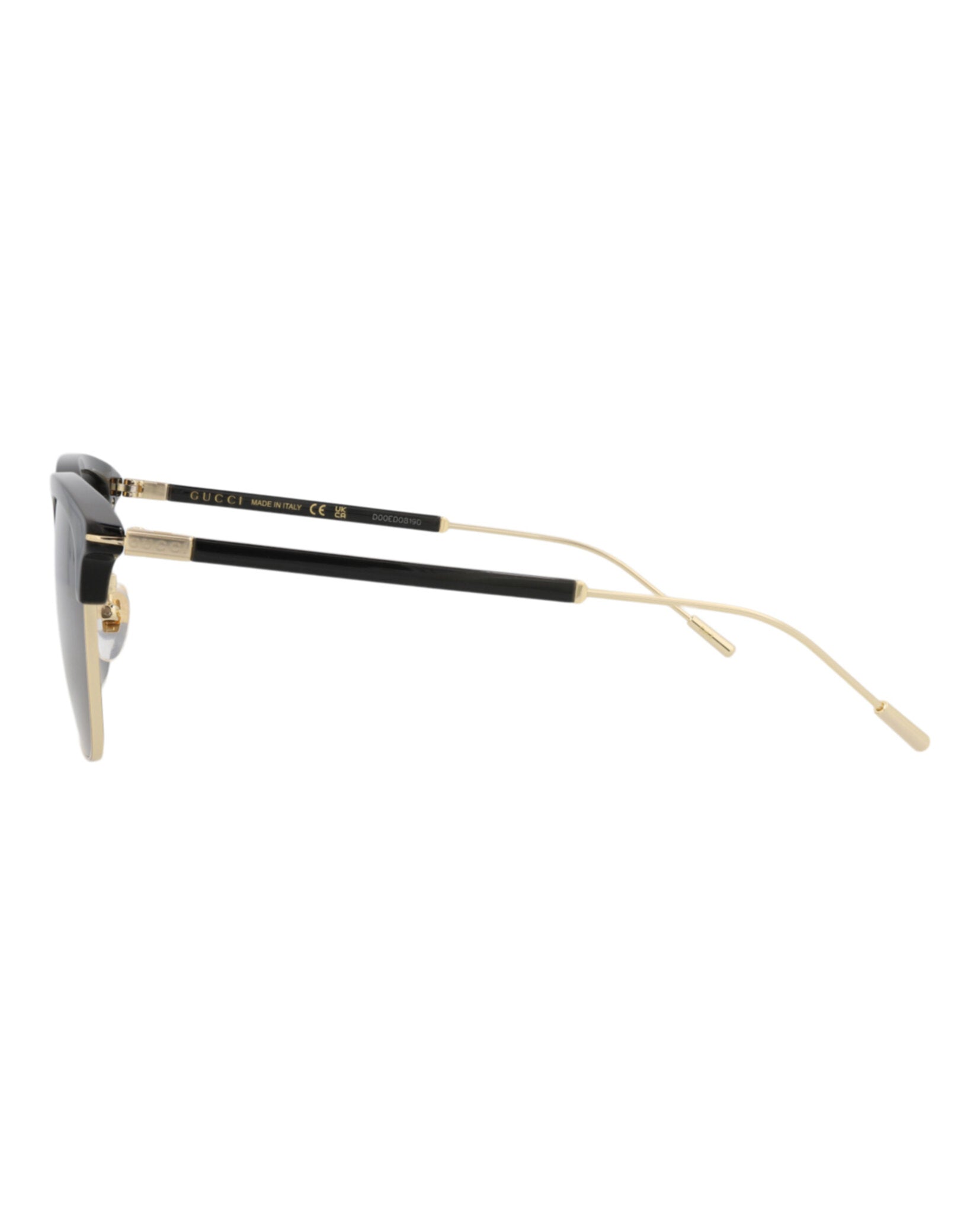 Gucci Mens Round/Oval Black Gold Grey Fashion Designer Eyewear