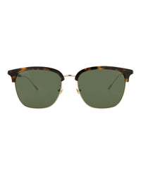 Gucci Mens Round/Oval Havana Gold Green Fashion Designer Eyewear