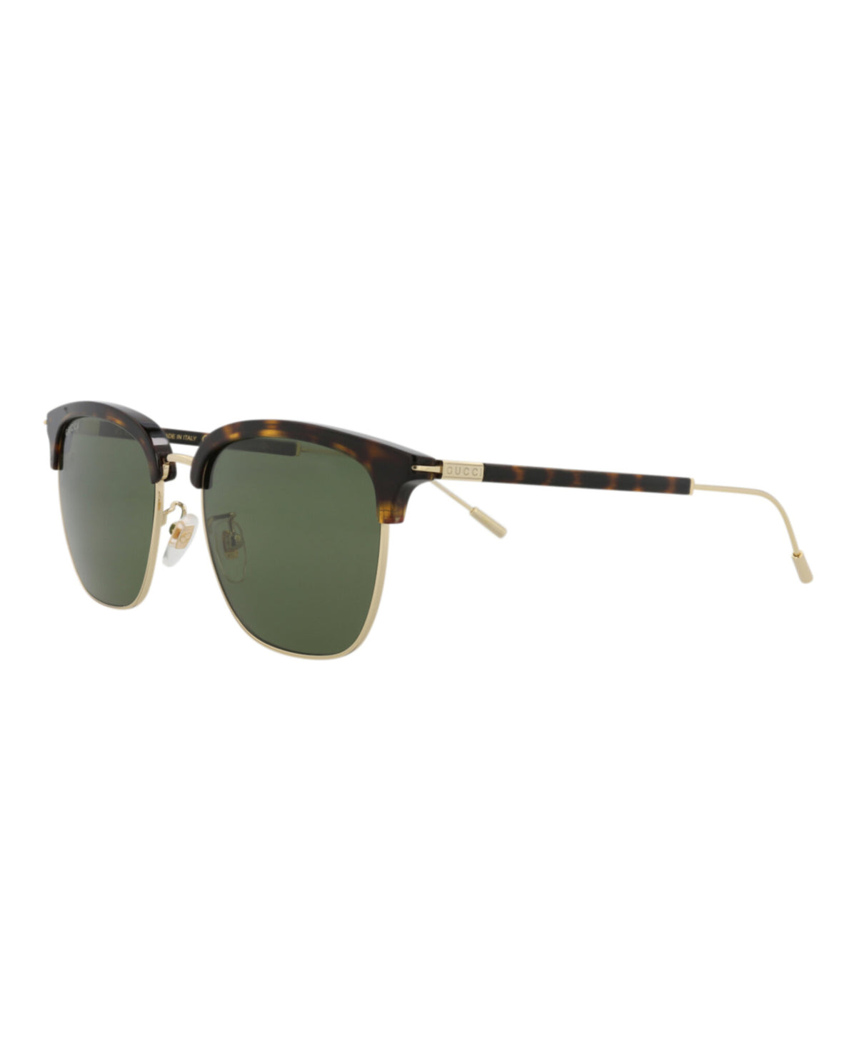 Gucci Mens Round/Oval Havana Gold Green Fashion Designer Eyewear