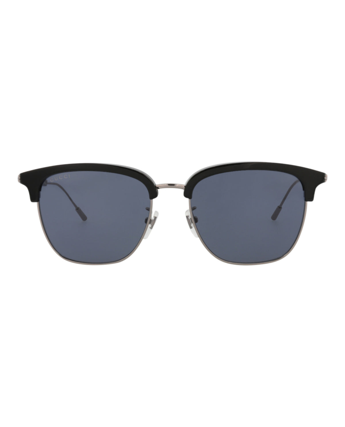 Gucci Mens Round/Oval Black Ruthenium Blue Fashion Designer Eyewear