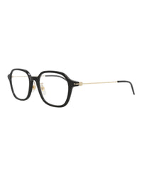 Gucci Womens Square/Rectangle Black Gold Transparent Fashion Designer Eyewear