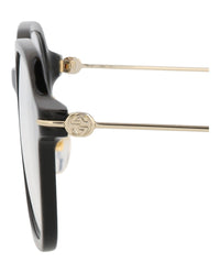 Gucci Womens Square/Rectangle Black Gold Transparent Fashion Designer Eyewear