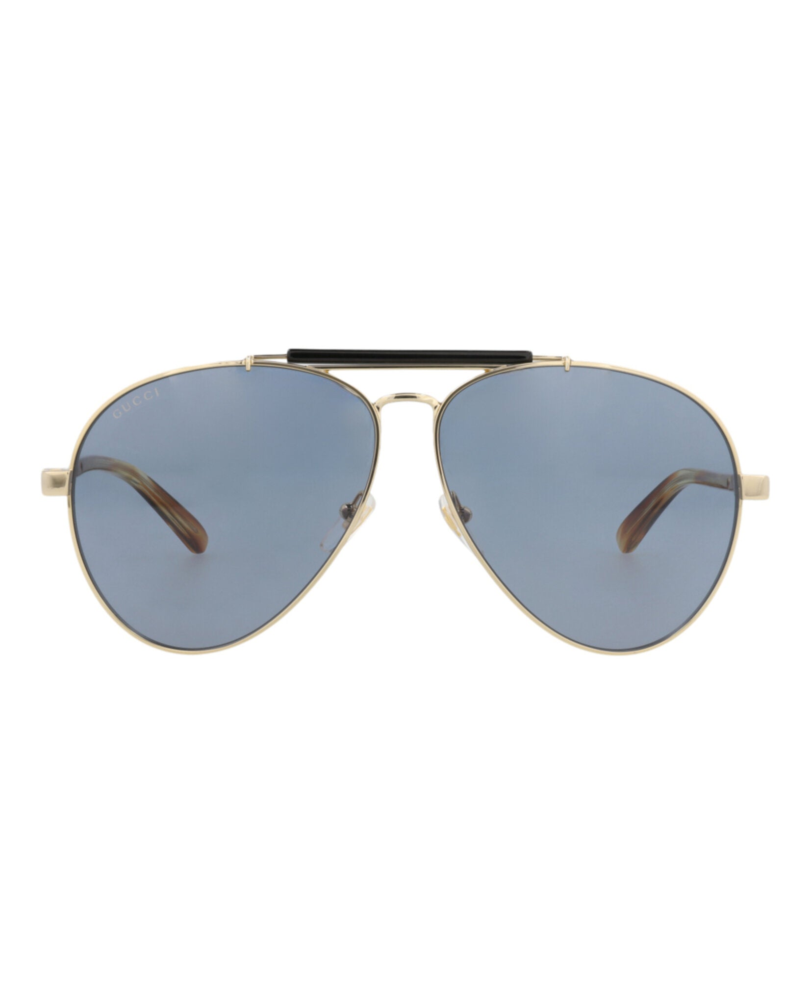 Gucci Gucci Mens Aviator Gold Havana Grey Fashion Designer Eyewear
