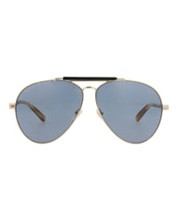 Gucci Gucci Mens Aviator Gold Havana Grey Fashion Designer Eyewear