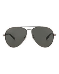 Gucci Mens Aviator Ruthenium Black Grey Fashion Designer Eyewear