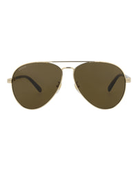 Gucci Gucci Mens Aviator Gold Havana Brown Fashion Designer Eyewear