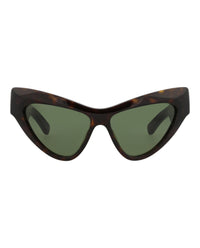 Gucci Womens Cat Eye Havana Havana Green Fashion Designer Eyewear