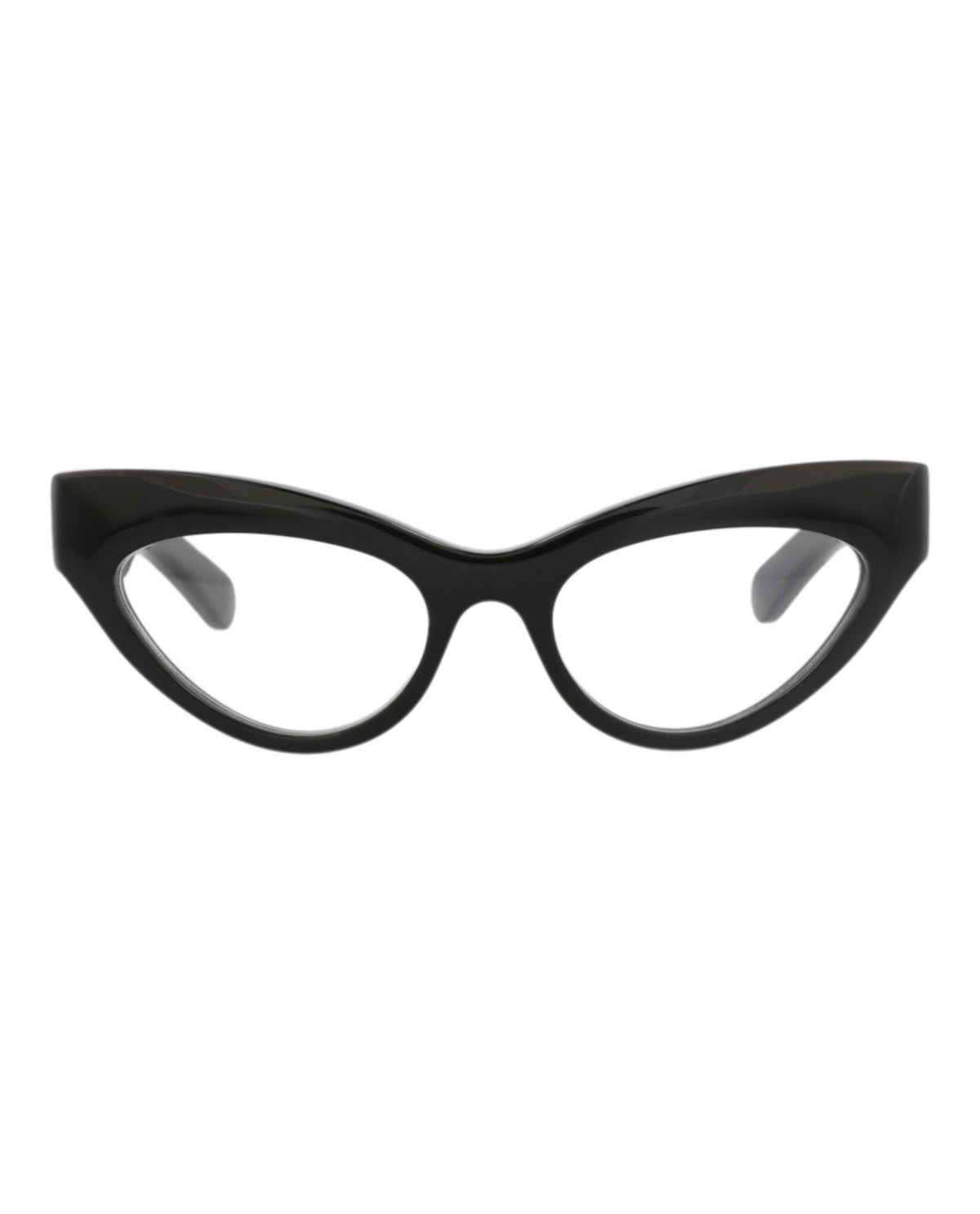 Gucci Womens Cat Eye Black Black Transparent Fashion Designer Eyewear