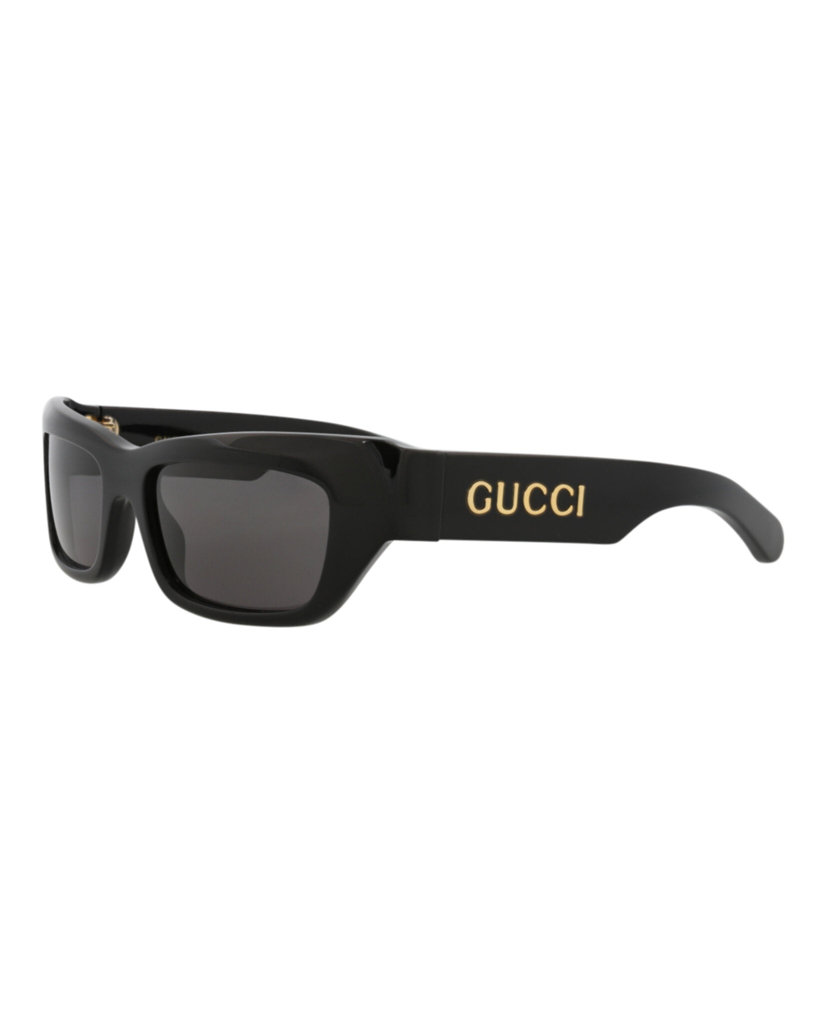 Gucci Gucci Mens Cat Eye Black Black Grey Fashion Designer Eyewear