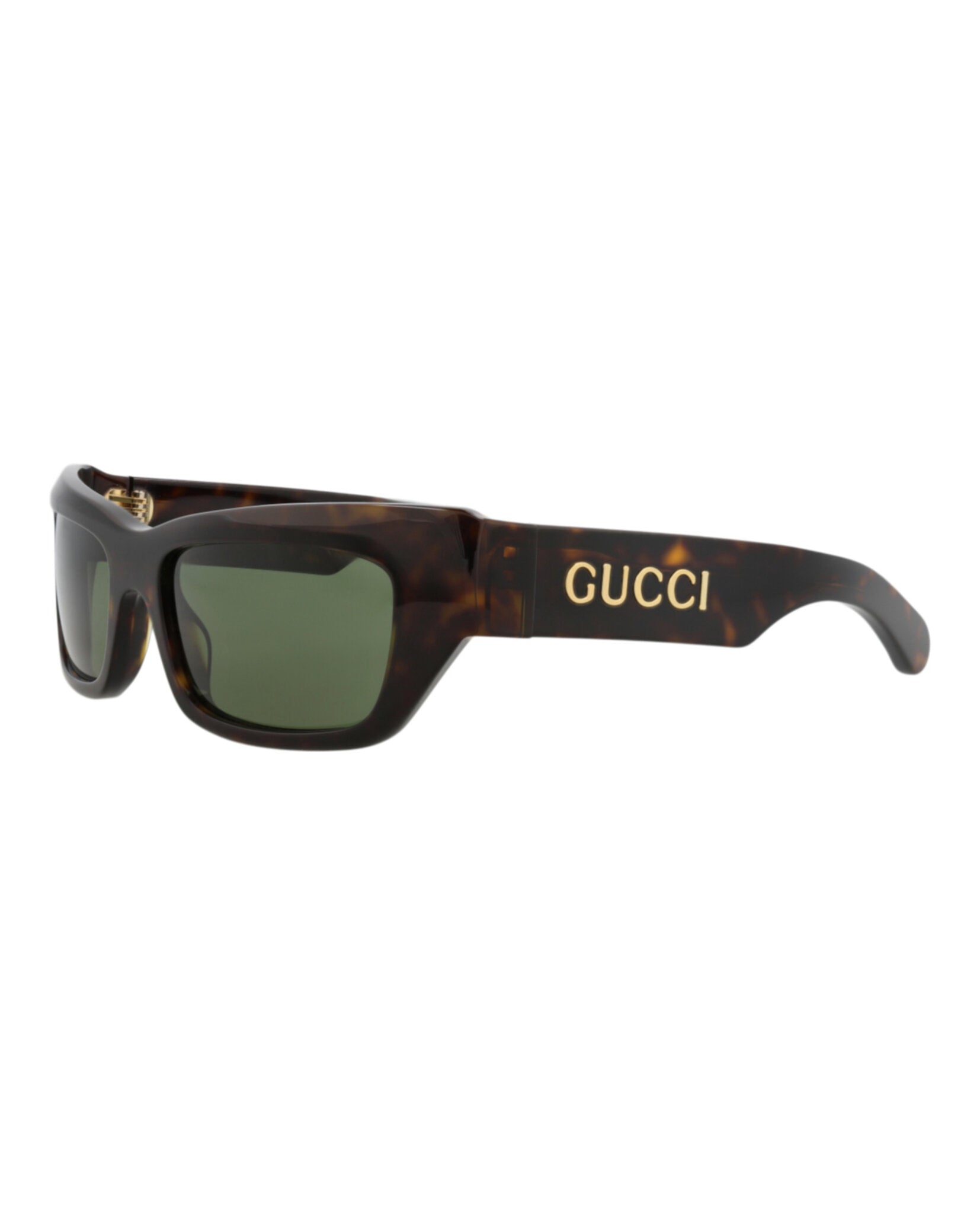 Gucci Mens Cat Eye Havana Havana Green Fashion Designer Eyewear