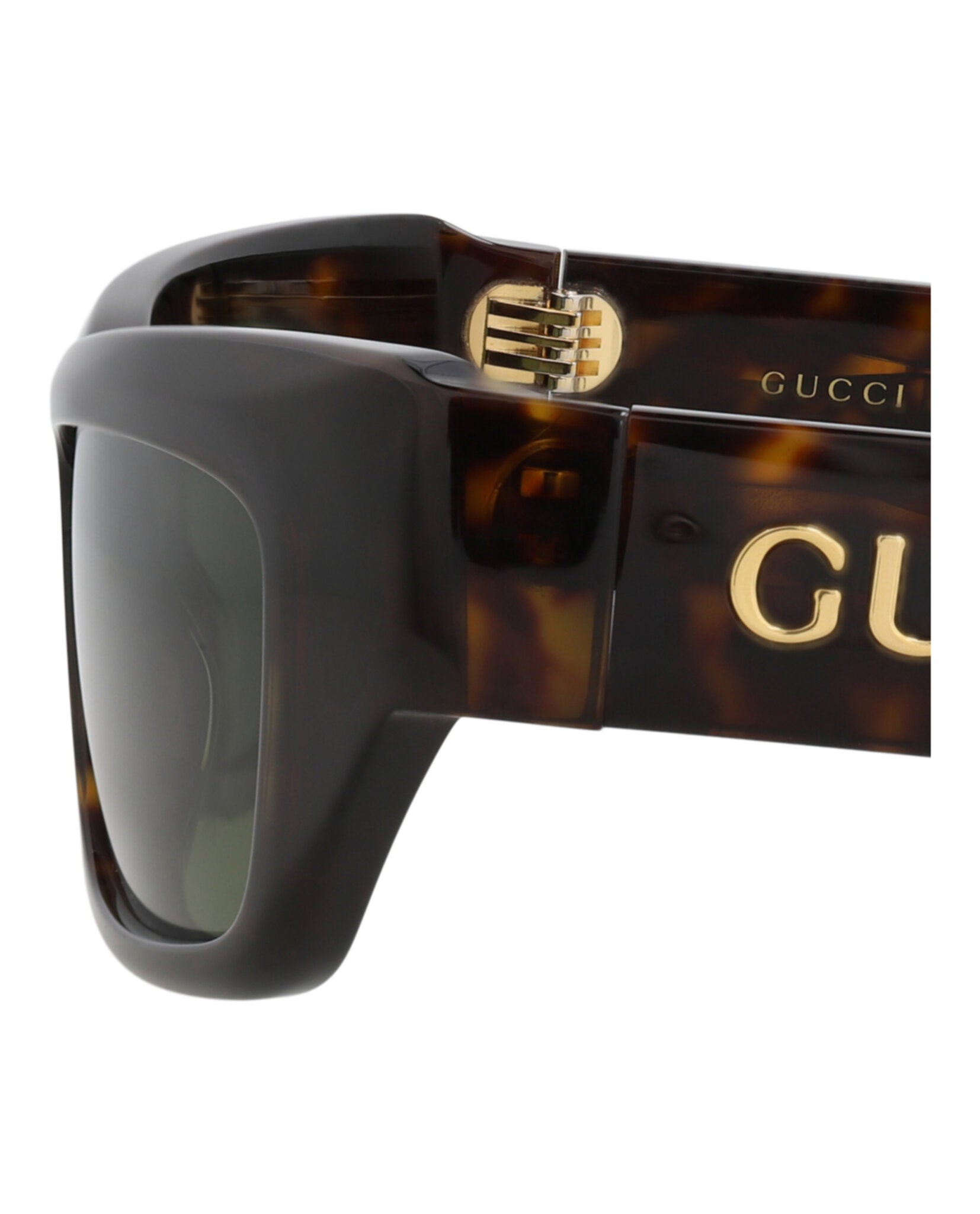 Gucci Mens Cat Eye Havana Havana Green Fashion Designer Eyewear