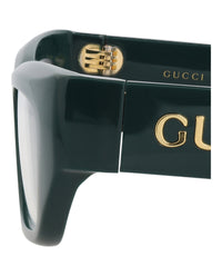 Gucci Gucci Mens Square/Rectangle Blue Blue Transparent Fashion Designer Eyewear