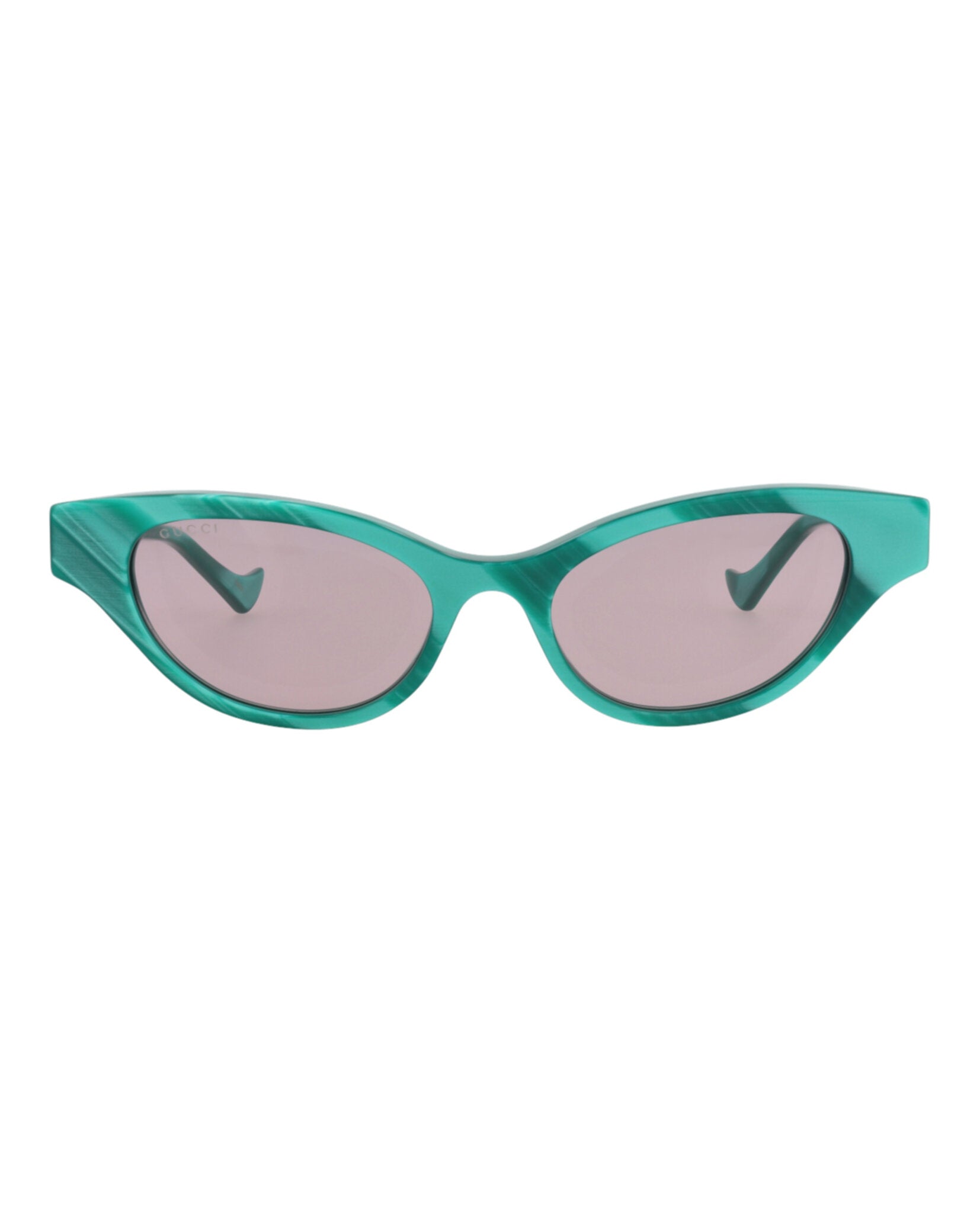 Gucci Womens Cat Eye Green Green Violet Fashion Designer Eyewear