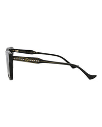 Gucci Womens Cat Eye Black Black Grey Fashion Designer Eyewear
