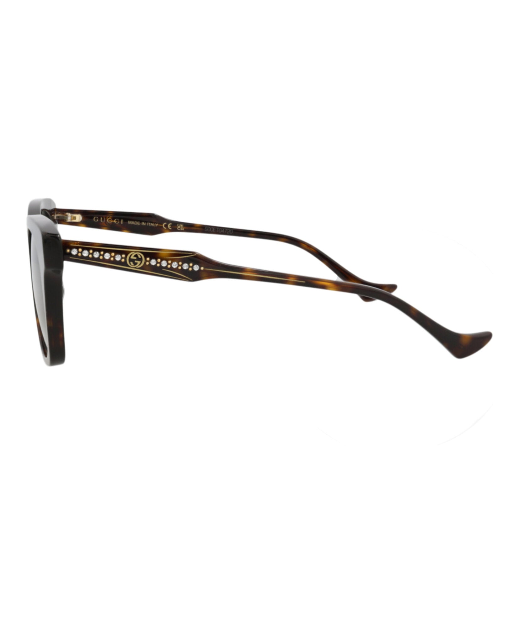 Gucci Gucci Womens Cat Eye Havana Havana Green Fashion Designer Eyewear
