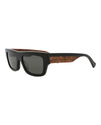 Gucci Mens Square/Rectangle Black Black Grey Fashion Designer Eyewear