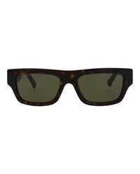Gucci Mens Square/Rectangle Havana Havana Green Fashion Designer Eyewear