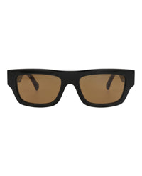 Gucci Mens Square/Rectangle Black Havana Brown Fashion Designer Eyewear