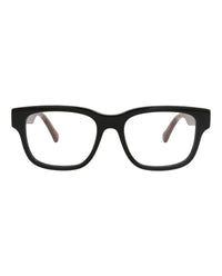Gucci Mens Square/Rectangle Black Black Transparent Fashion Designer Eyewear