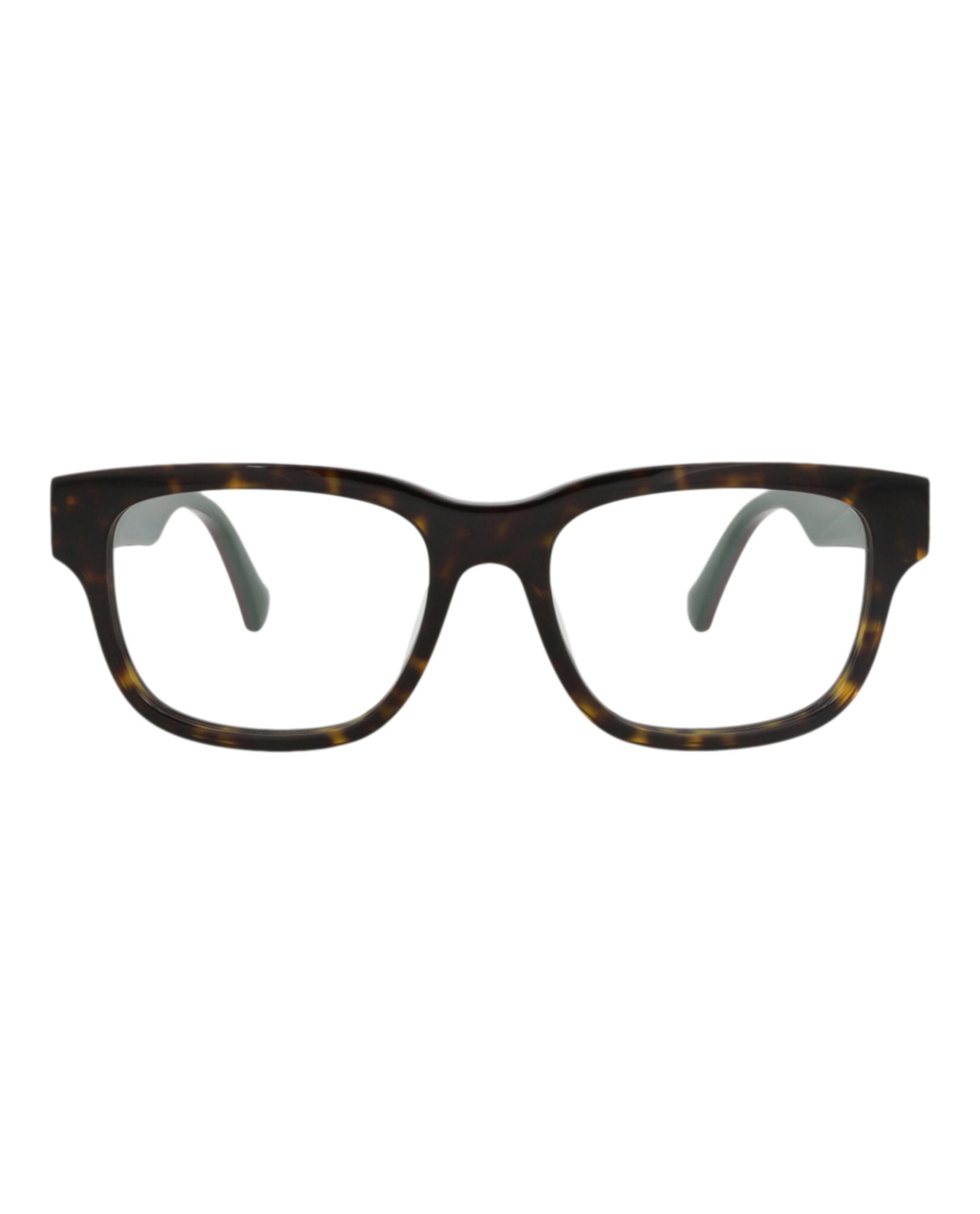 Gucci Gucci Mens Square/Rectangle Havana Havana Transparent Fashion Designer Eyewear