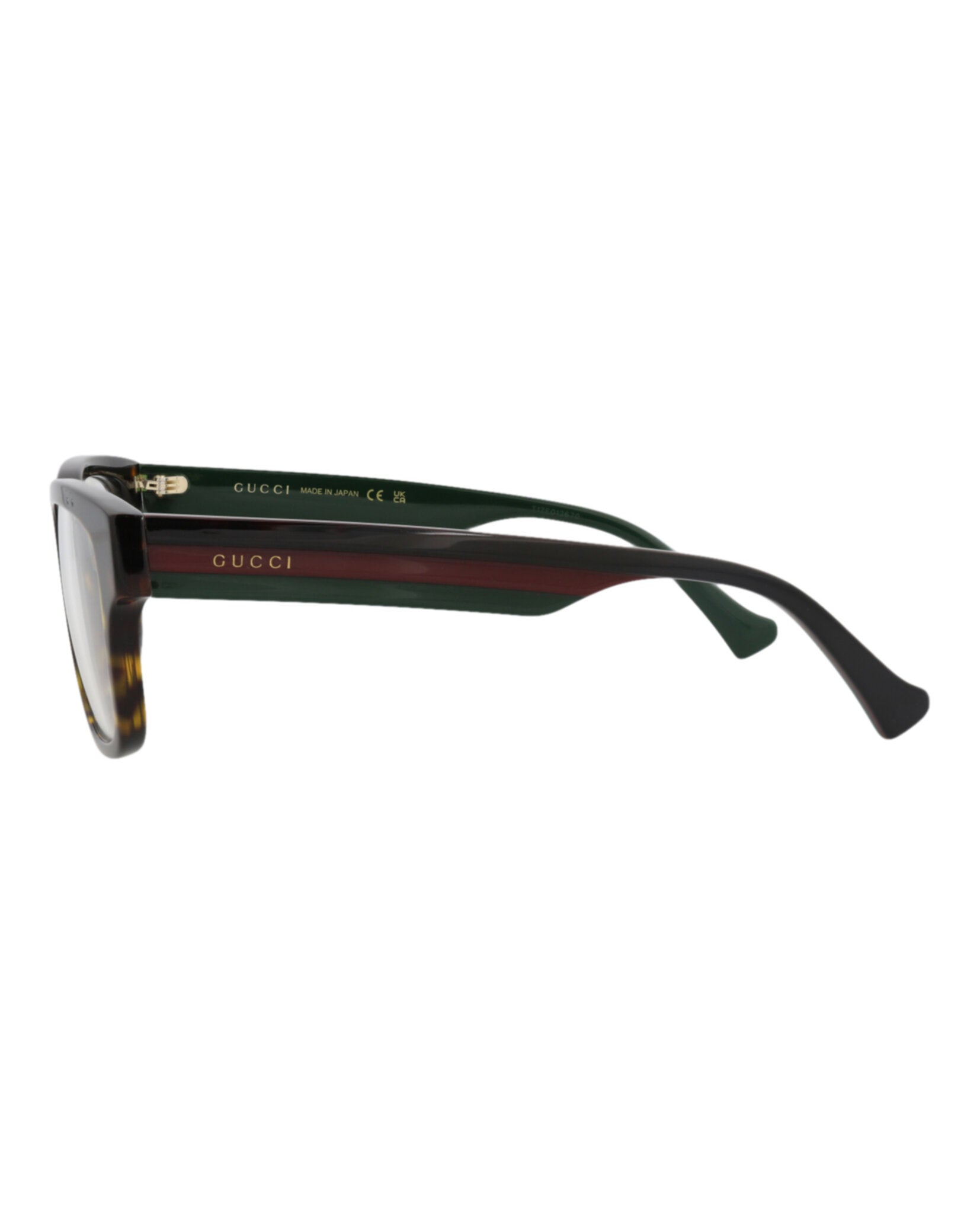 Gucci Gucci Mens Square/Rectangle Havana Havana Transparent Fashion Designer Eyewear