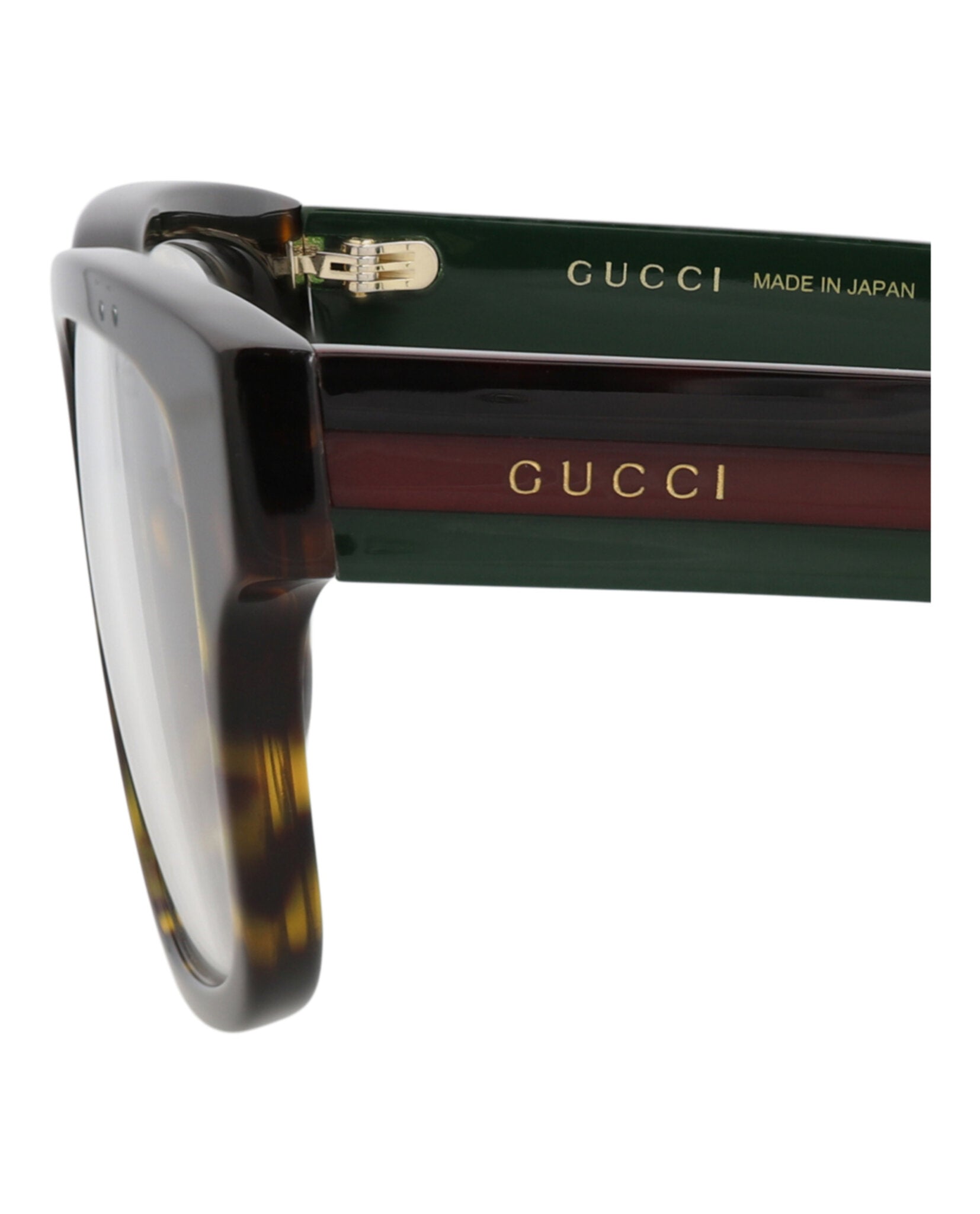 Gucci Gucci Mens Square/Rectangle Havana Havana Transparent Fashion Designer Eyewear