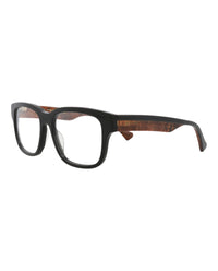 Gucci Gucci Mens Square/Rectangle Black Black Transparent Fashion Designer Eyewear