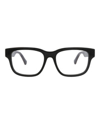Gucci Mens Square/Rectangle Black Black Transparent Fashion Designer Eyewear