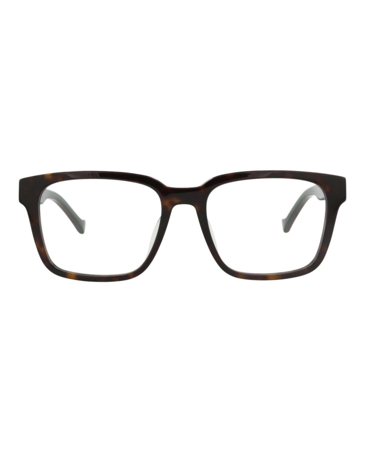 Gucci Mens Square/Rectangle Havana Havana Transparent Fashion Designer Eyewear