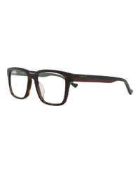 Gucci Mens Square/Rectangle Havana Havana Transparent Fashion Designer Eyewear