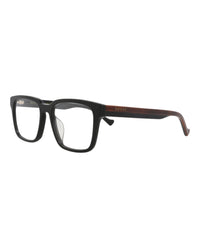 Gucci Gucci Mens Square/Rectangle Black Havana Transparent Fashion Designer Eyewear