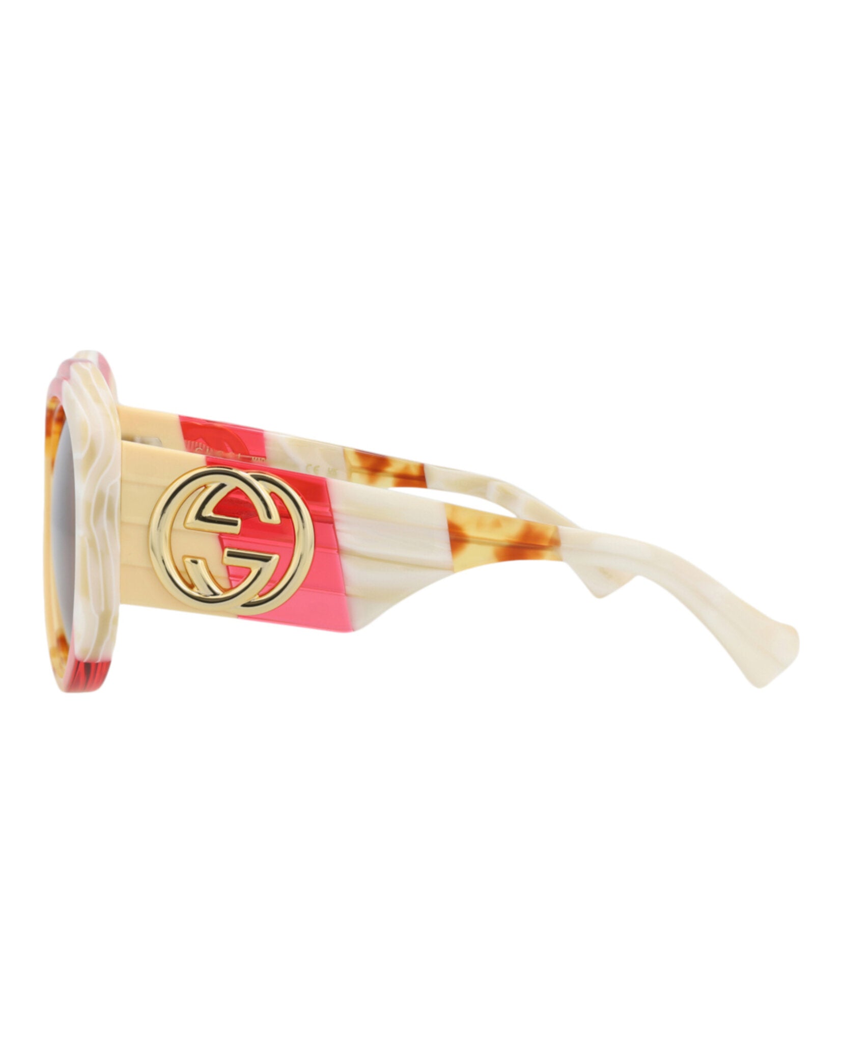 Gucci Gucci Womens Round/Oval Havana Havana Brown Fashion Designer Eyewear