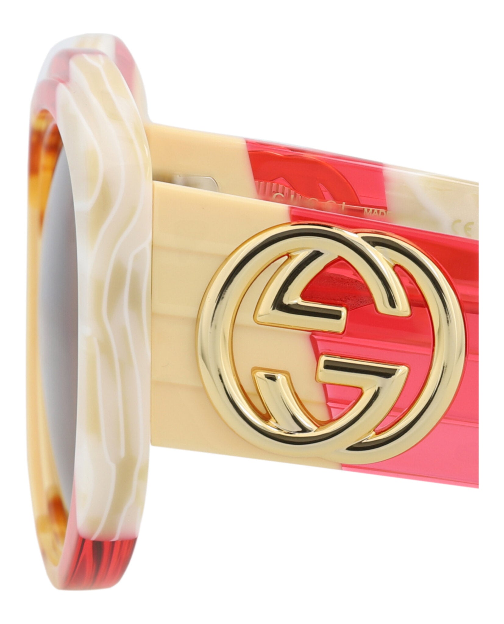 Gucci Gucci Womens Round/Oval Havana Havana Brown Fashion Designer Eyewear